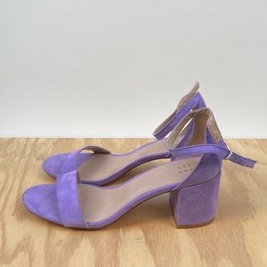 A New Day Purple heeled sandals